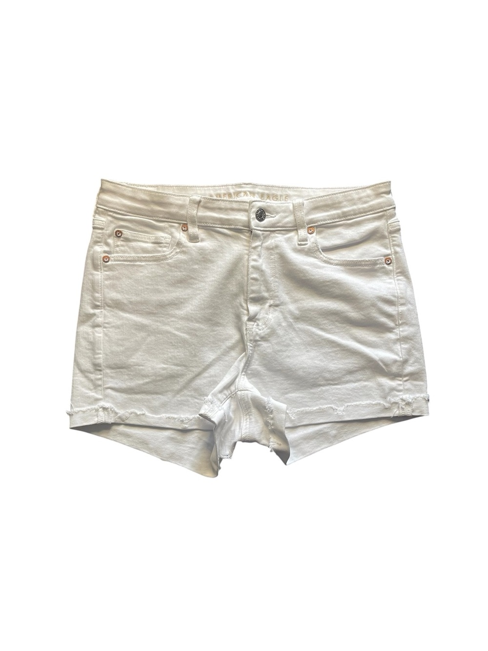 American Eagle Women’s White Denim Cutoff Shorts